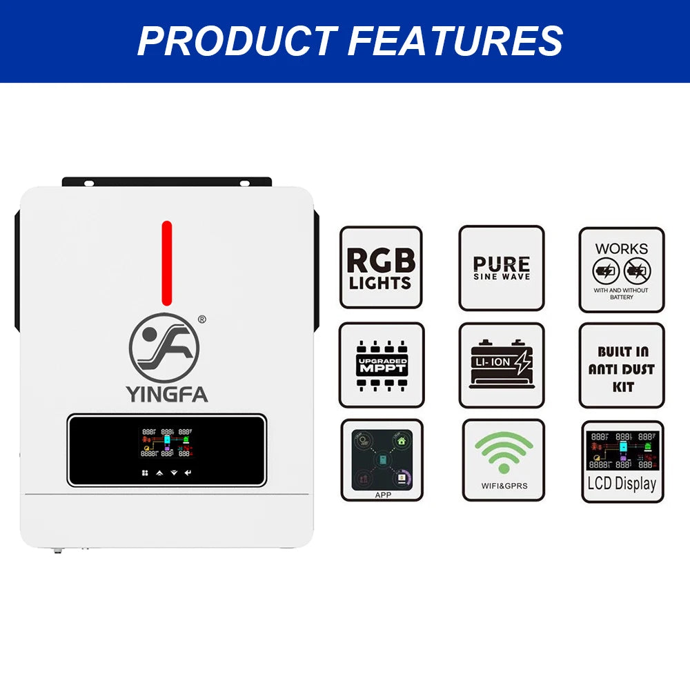 Solar Power Pure Sine Wave Inverter 3.6kW 24V 110V