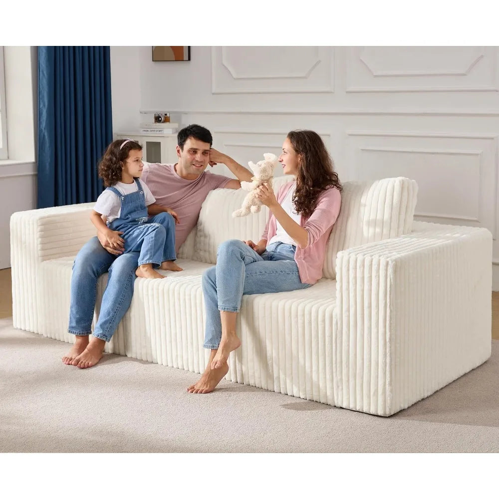 3-Seater Modular Couch, Deep Seat, Pillows