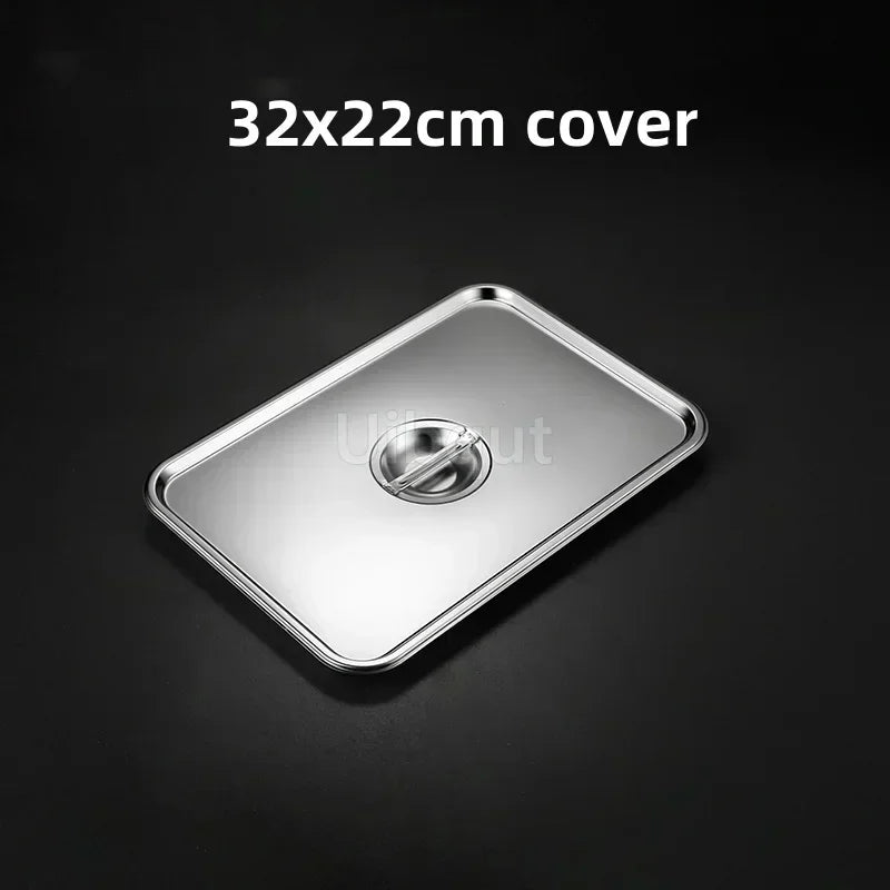 Stainless Steel Trays, Storage, Kitchen Containers, Lids