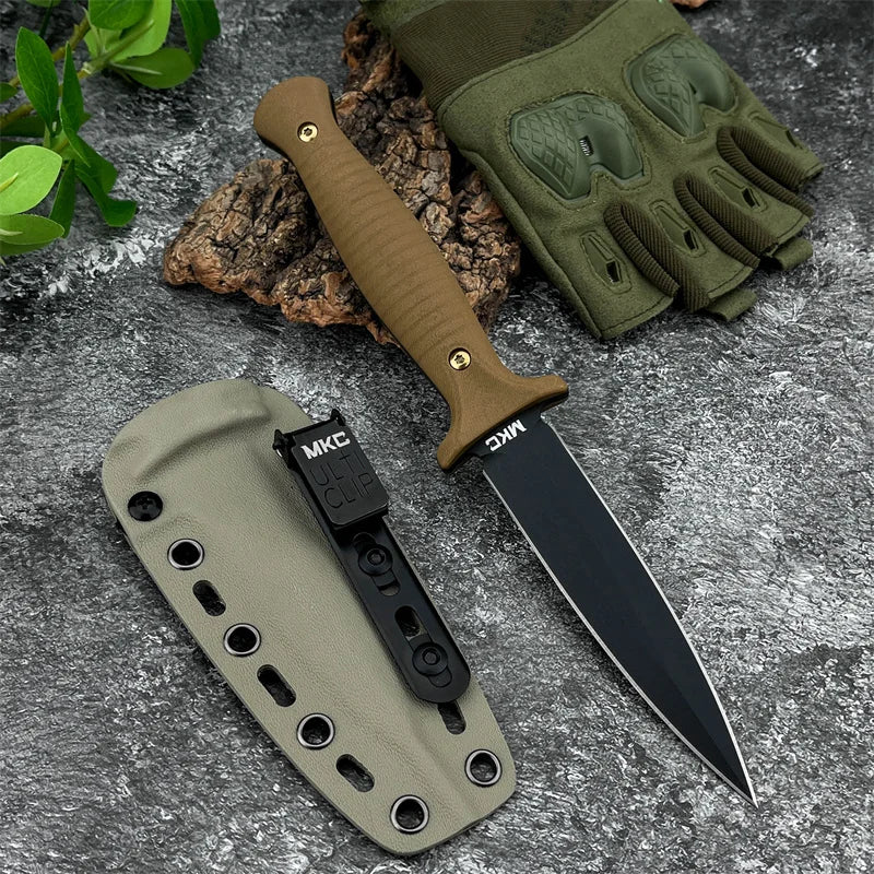 Fixed Blade Knife G10 Handle, Sheath