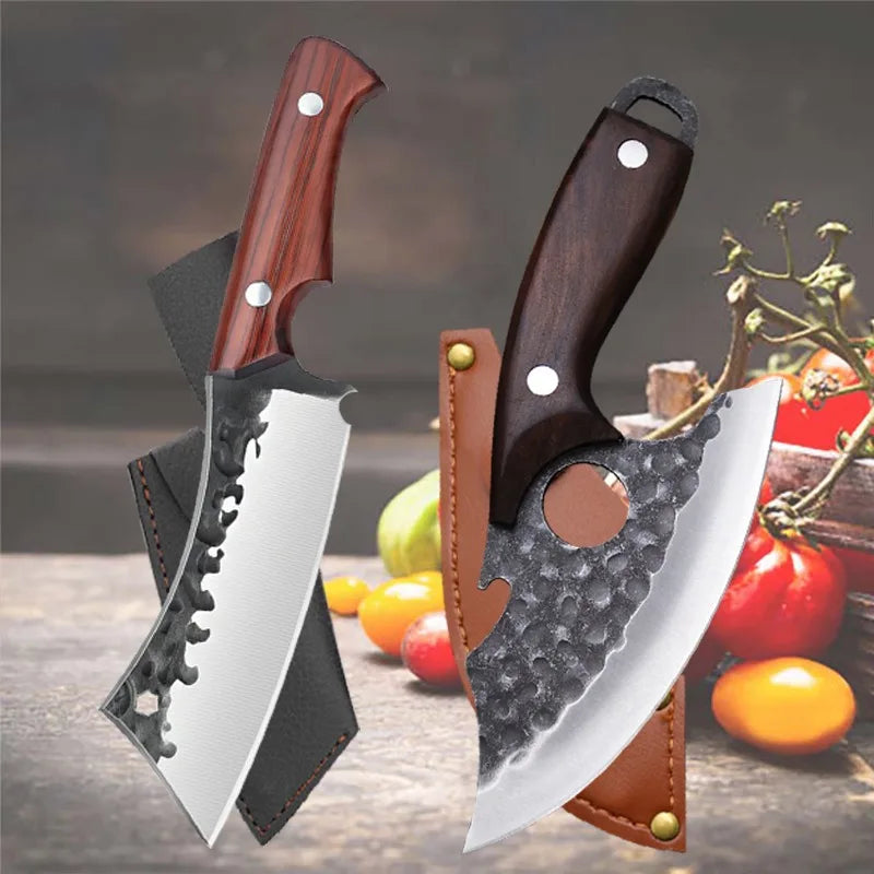 1-6PCS Stainless Steel Kitchen Knives Set