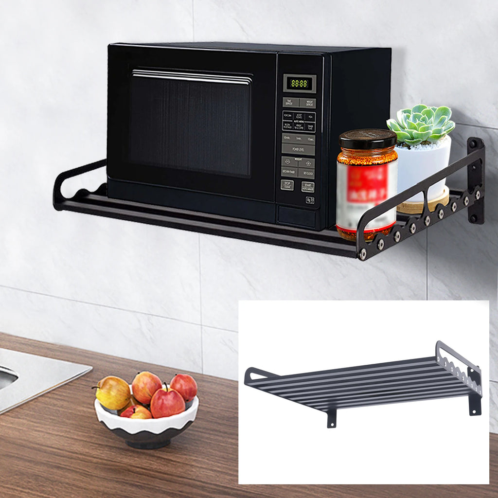 Wall-Mounted Microwave Oven Rack 50kg Capacity
