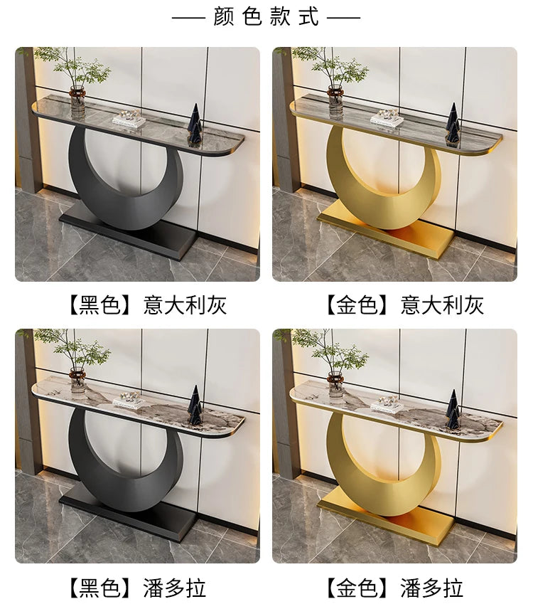 Modern Console Table Decor Hallway Luxury Design
