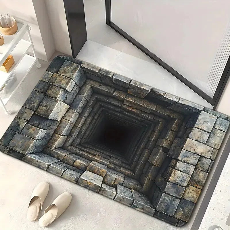 Front Door Mat 3D Optical Illusion Rugs