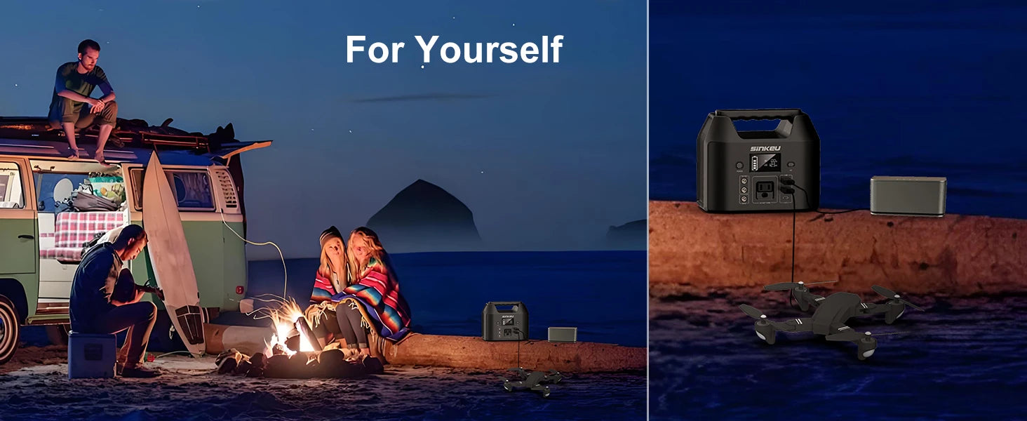 150W Power Bank with AC 110V, Camping/Home/RV