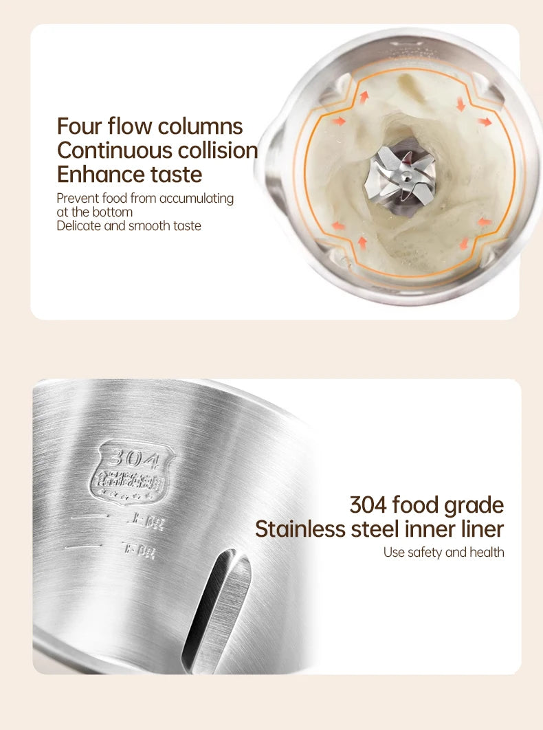 Blender with Heating Function Soybean Milk Maker