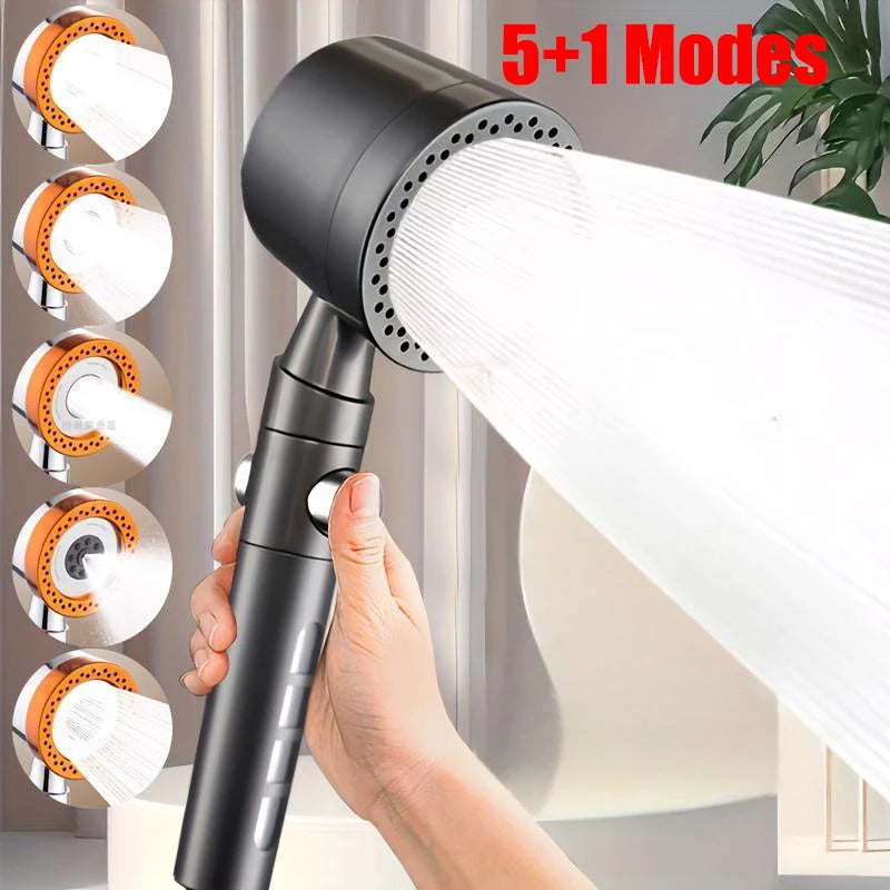 5 Modes Spray, Filter Shower Head, High Flow