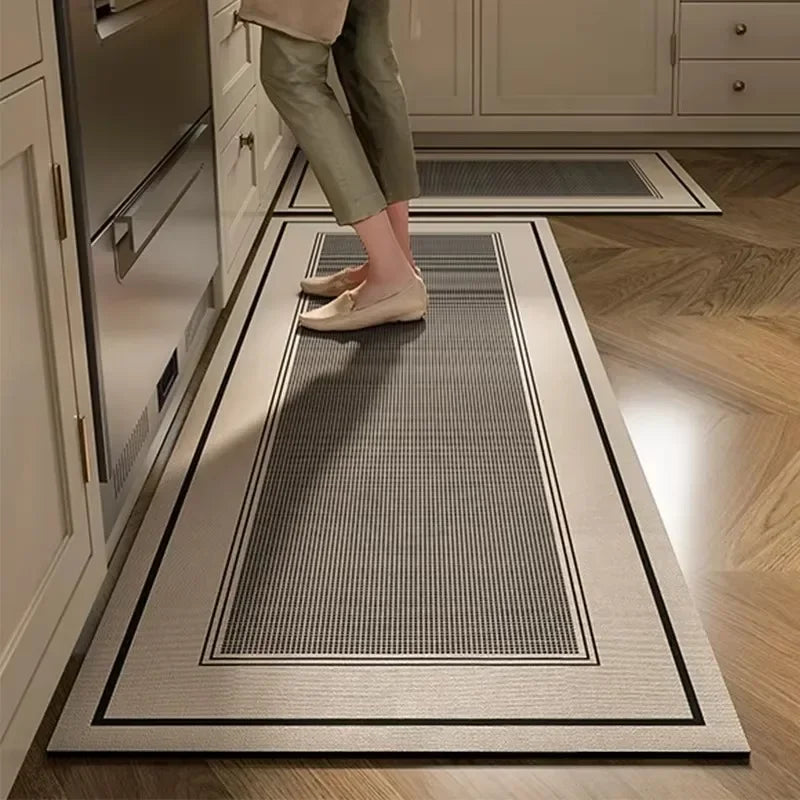 Kitchen Long Foot Mats, Non-slip, Oil-proof
