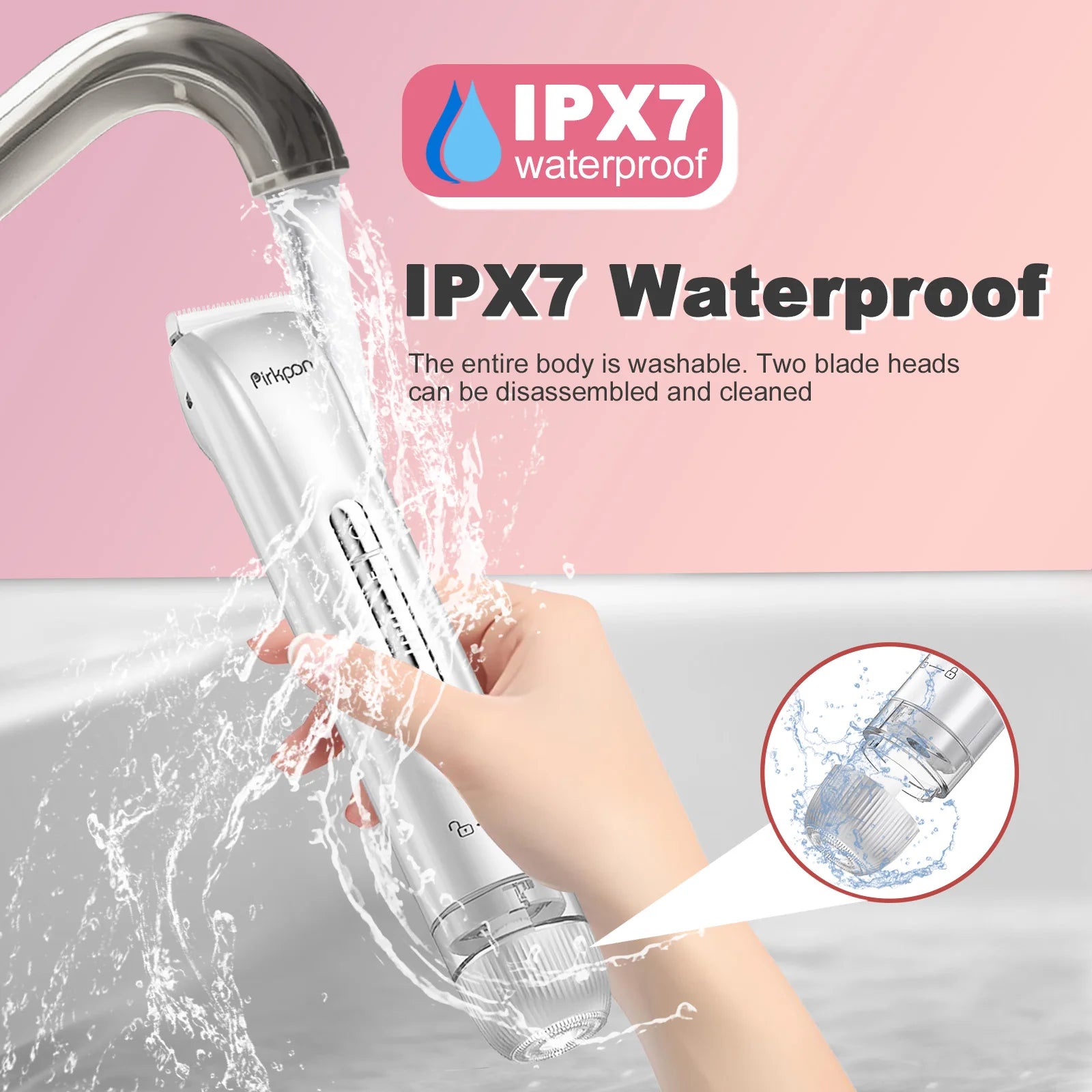 Rechargeable Dual-Head Shaver Women Hair Remover