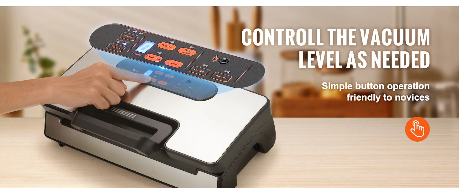 Vacuum Sealer Food Packaging Machine, 10pcs Vacuum bags