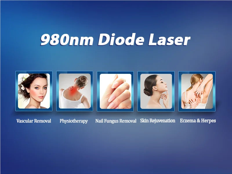 5 In 1 980nm Diode Laser, Nail Fungus, Spider Veins