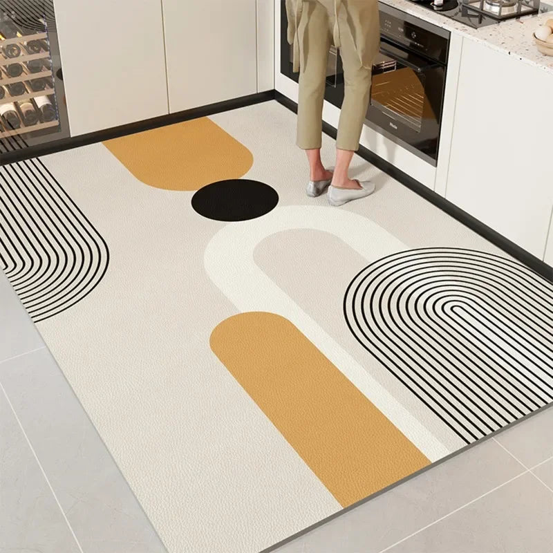 Waterproof, Oil-proof, Non-slip Floor Mats, Area Rugs