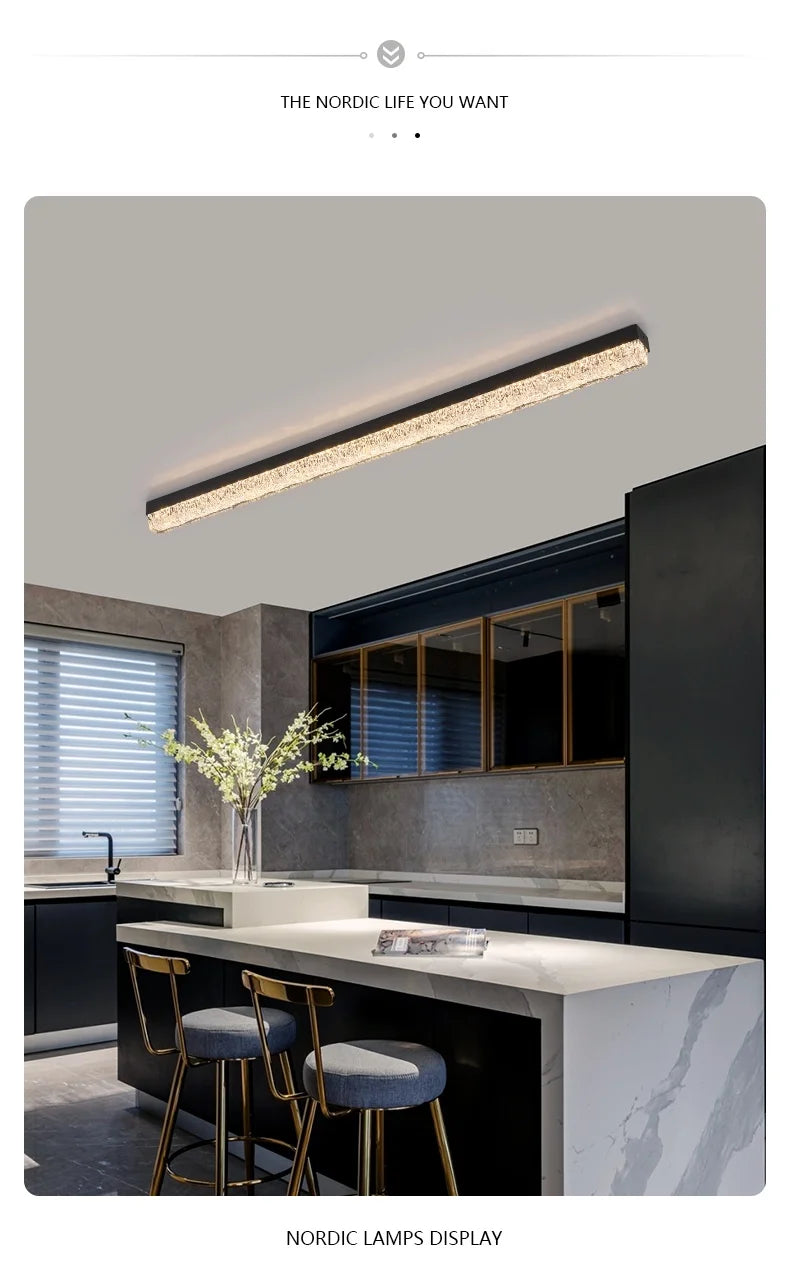 Ceiling Light Long Lamp, Dressing Room, Foyer