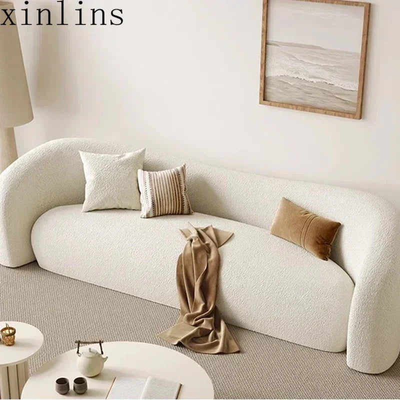 living room Sofas minimalist, Fabric