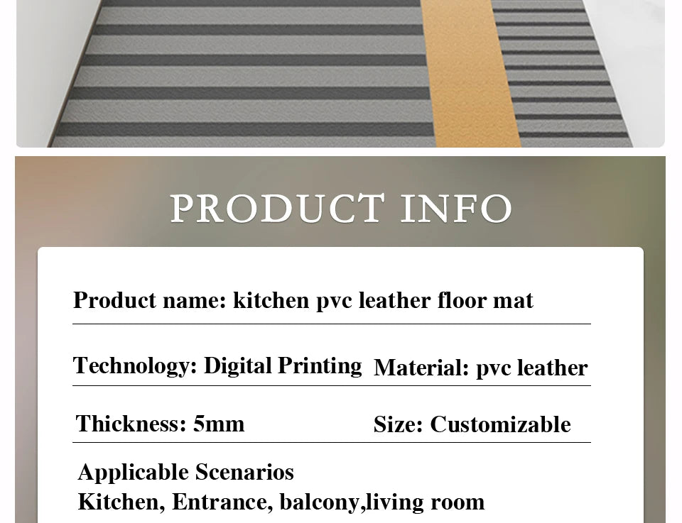 Waterproof, Oil Proof, Floor Mat