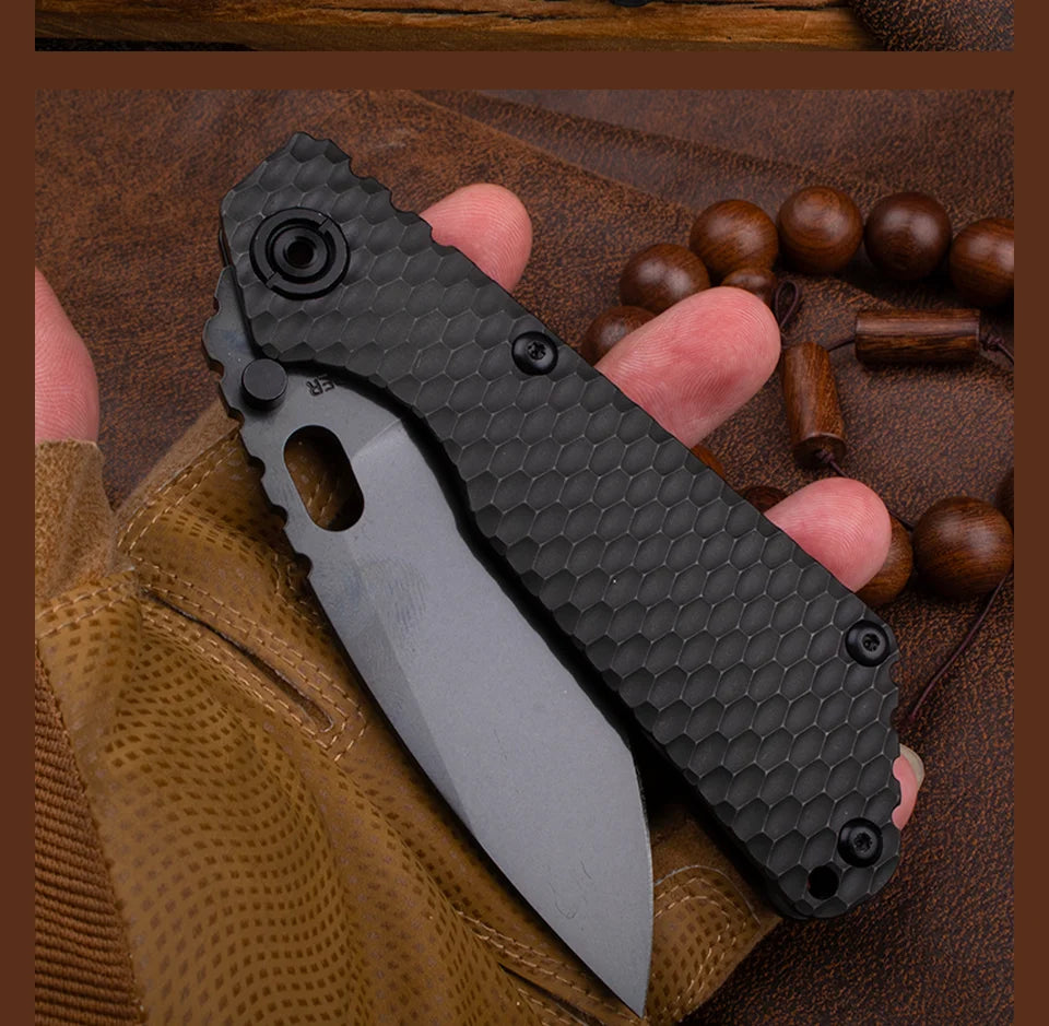 Titanium Handle, Folding Pocket Knife