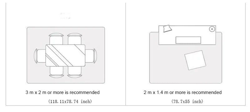 Oval Fluffy Plush Bedside Rugs, Moisture-Proof