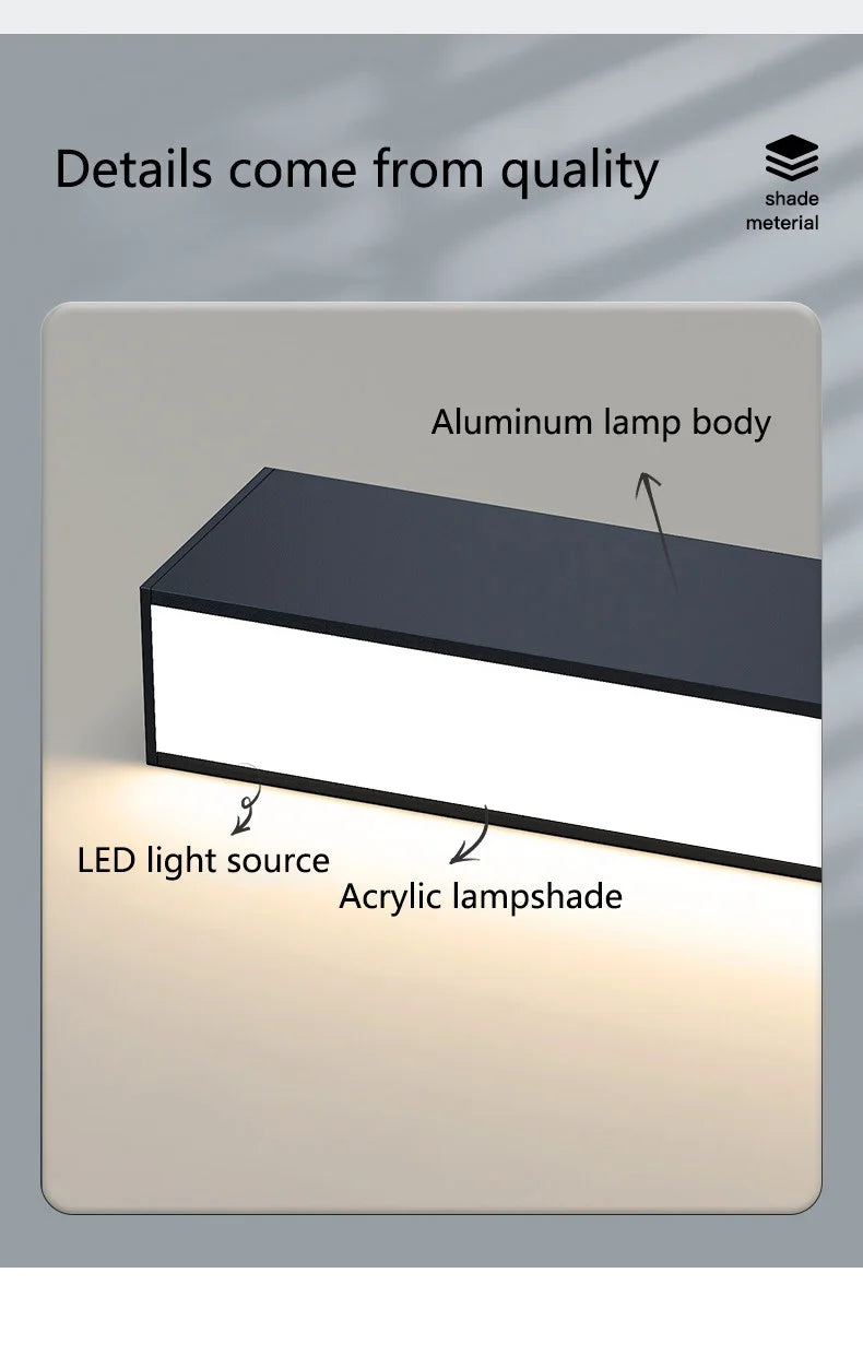 Living room, kitchen, led ceiling lamp,