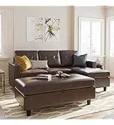 3-Pc. Convertible Sleeper, Storage