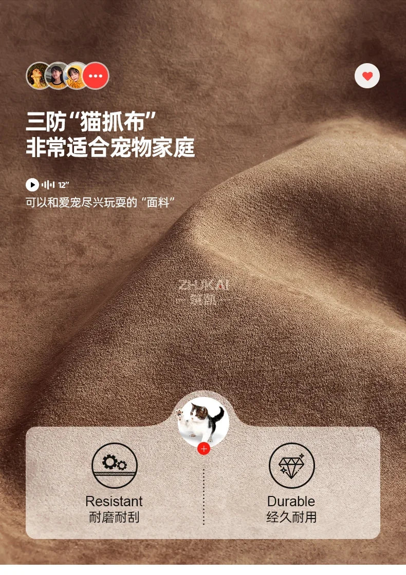 Fabric Corner Modular Living Room Sofas