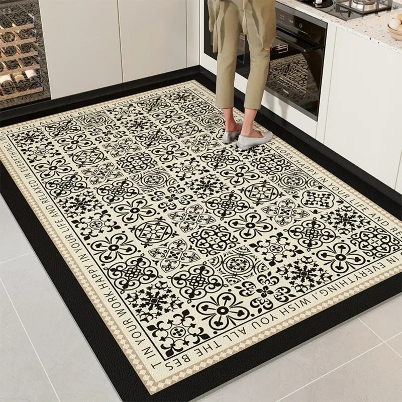 Waterproof, Oil-proof, Non-slip Floor Mats, Area Rugs