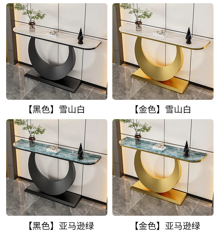 Modern Console Table Decor Hallway Luxury Design