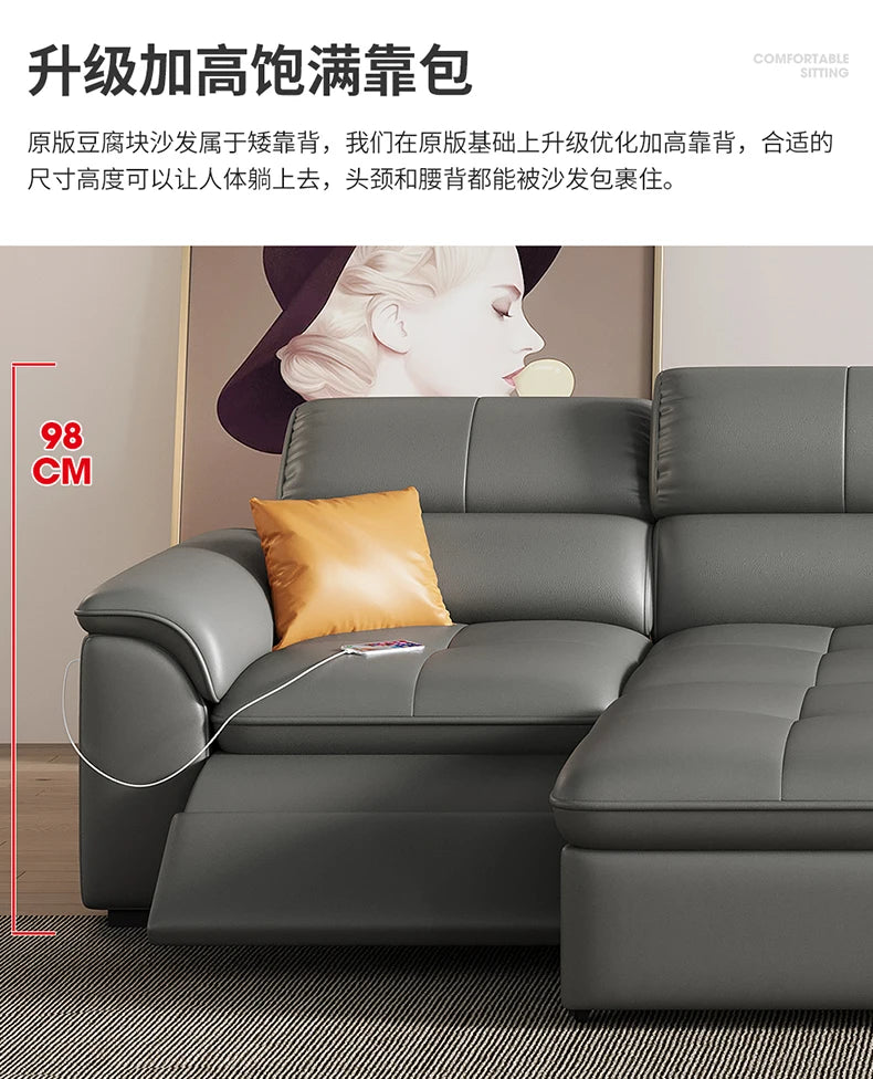Fancy Sofas, Reclining Italian Sofa, Corner Storage