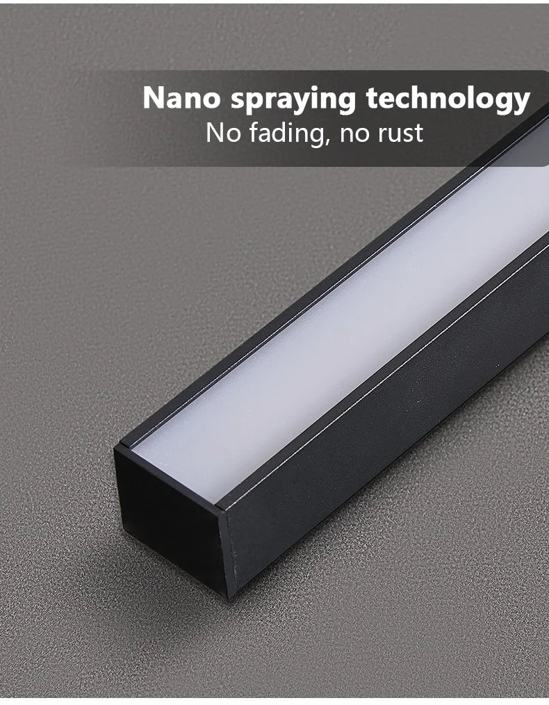 Ceiling Lamp Track Lighting, Black, White