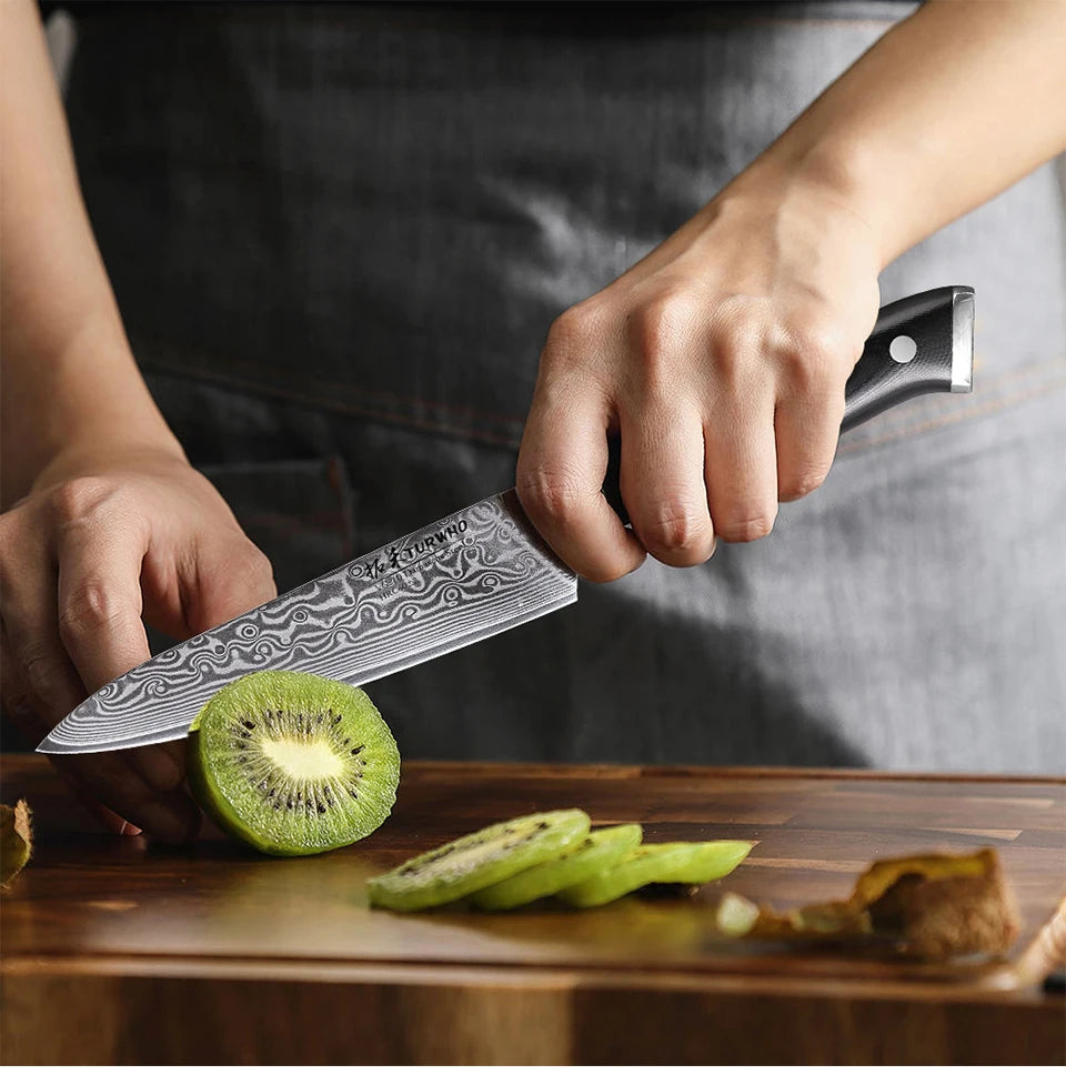 5" 67 Layer Damascus Steel Slicing, Paring Knife