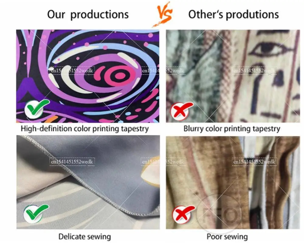 Egyptian Mythology Tapestries, for Room Aesthetic