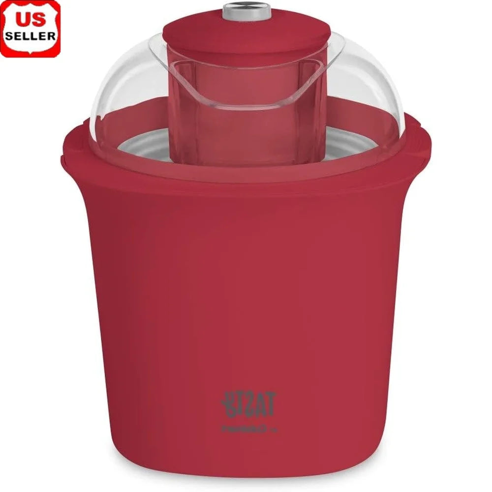1.5 Quart Ice cream, Frozen Yogurt Machine, Red