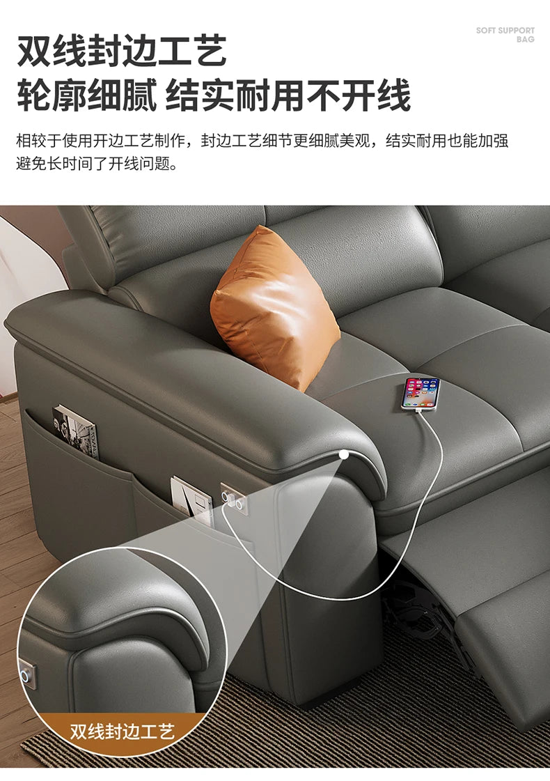 Fancy Sofas, Reclining Italian Sofa, Corner Storage