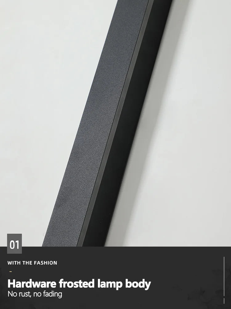 Waterproof Outdoor Garden Wall lamps, LED, Black, White