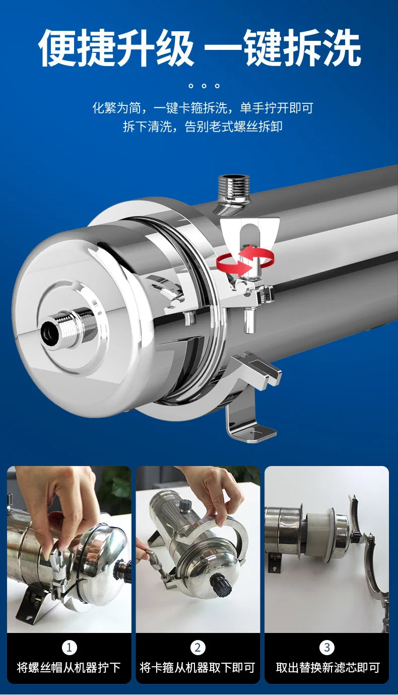 Reusable, Filter System, High Flow, Straight UF Filters