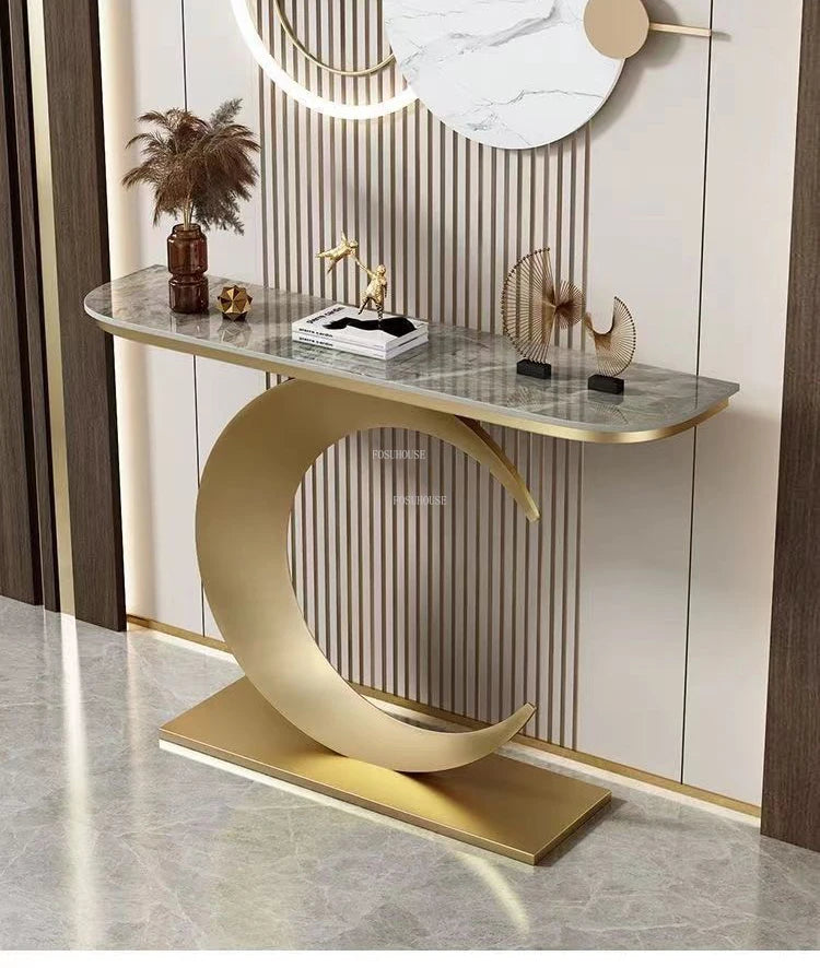 Slate Hallway, Porch Iron Console Table