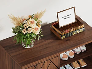 6-Tier Wooden Shoe Storage Cabinet