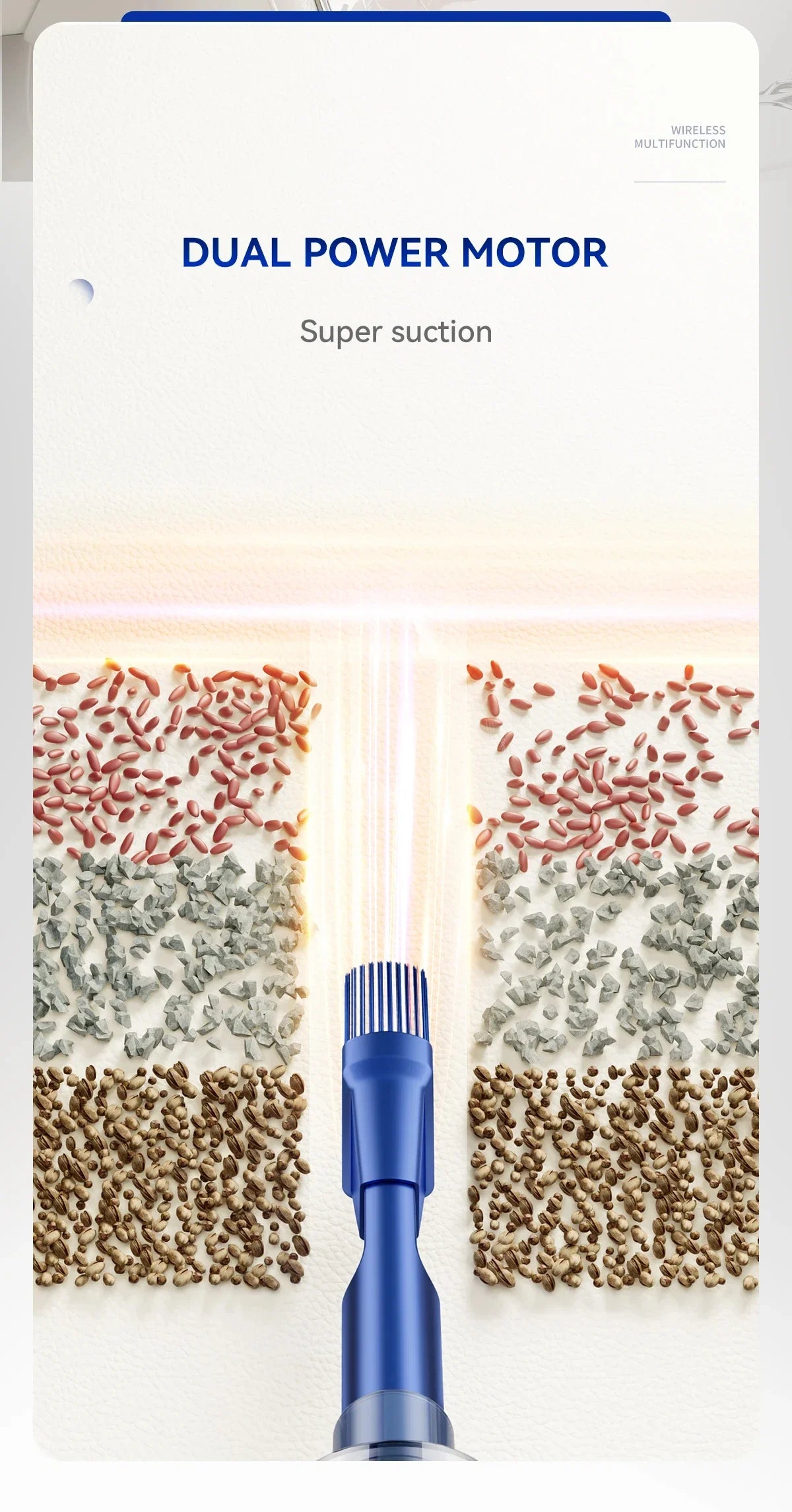 5 in1 Wireless Automobile Portable Vacuum Cleaner