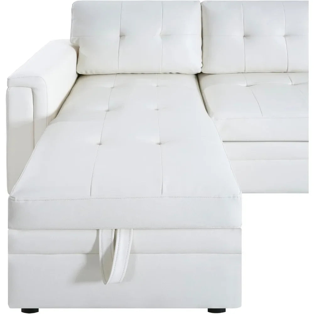 Living Room Sofas White, Ample, Sturdy Construction