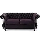 Loveseat Sofa. Beige, Grey, Emerald, Blackberry