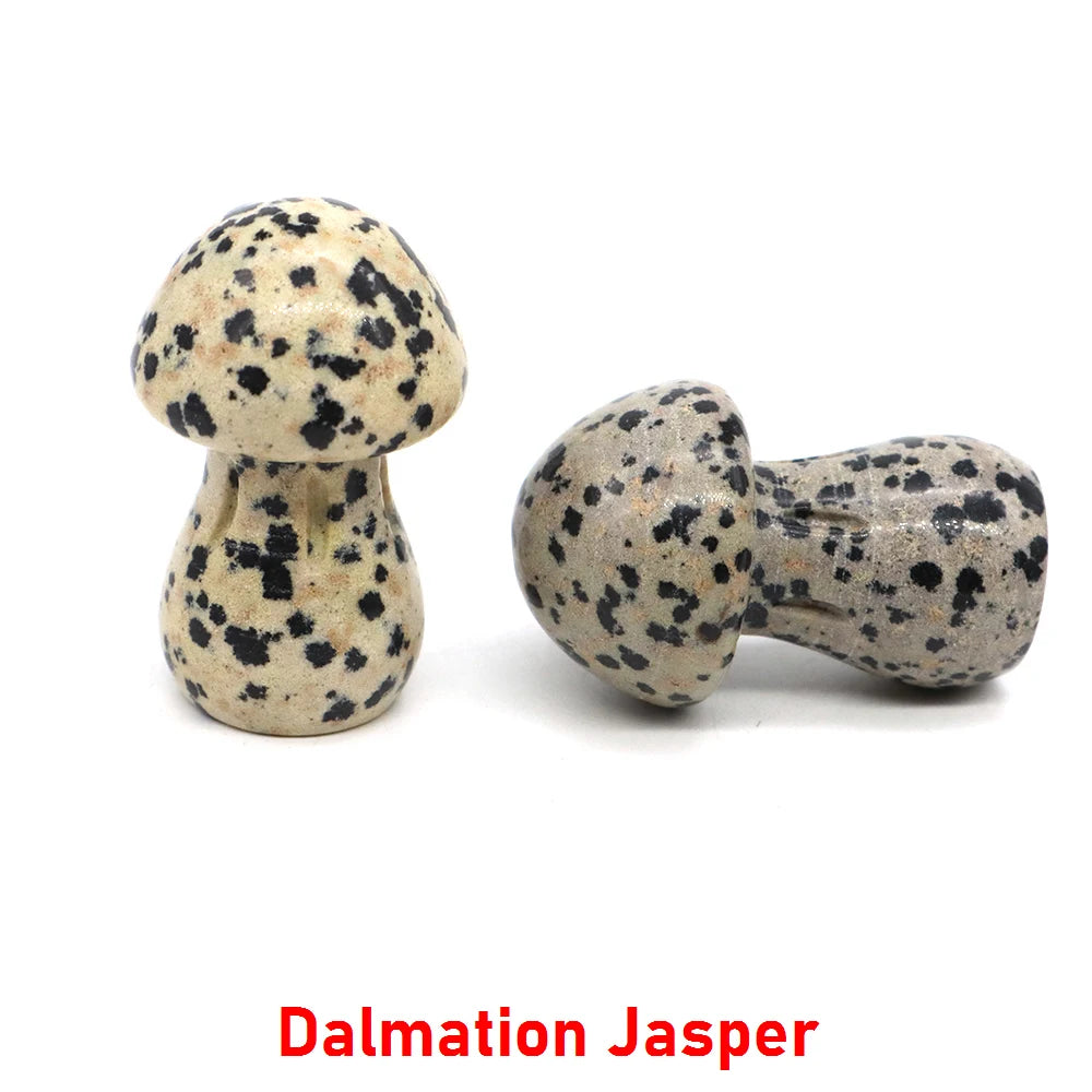 1.5" Crystal Mushroom Mineral Healing Home Decoration