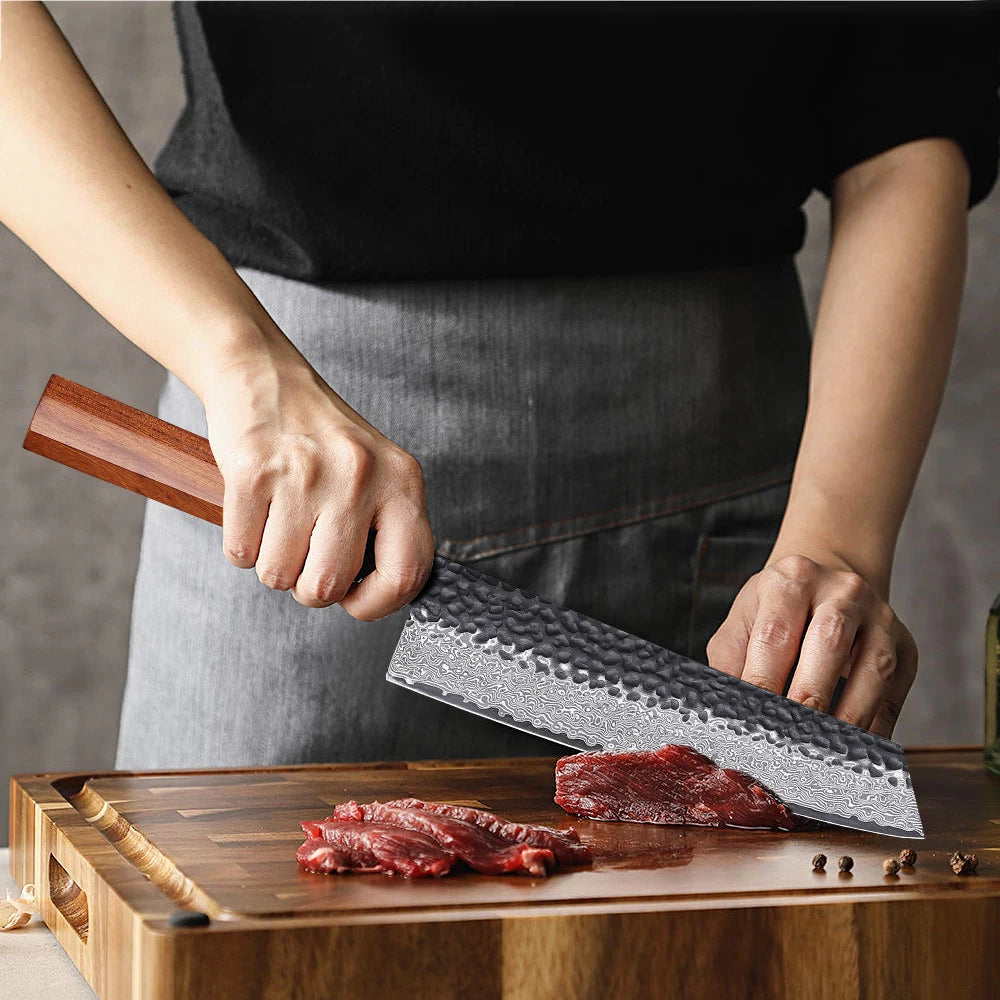 8.2-inch Japanese Chef Knife Handmade Damascus Steel