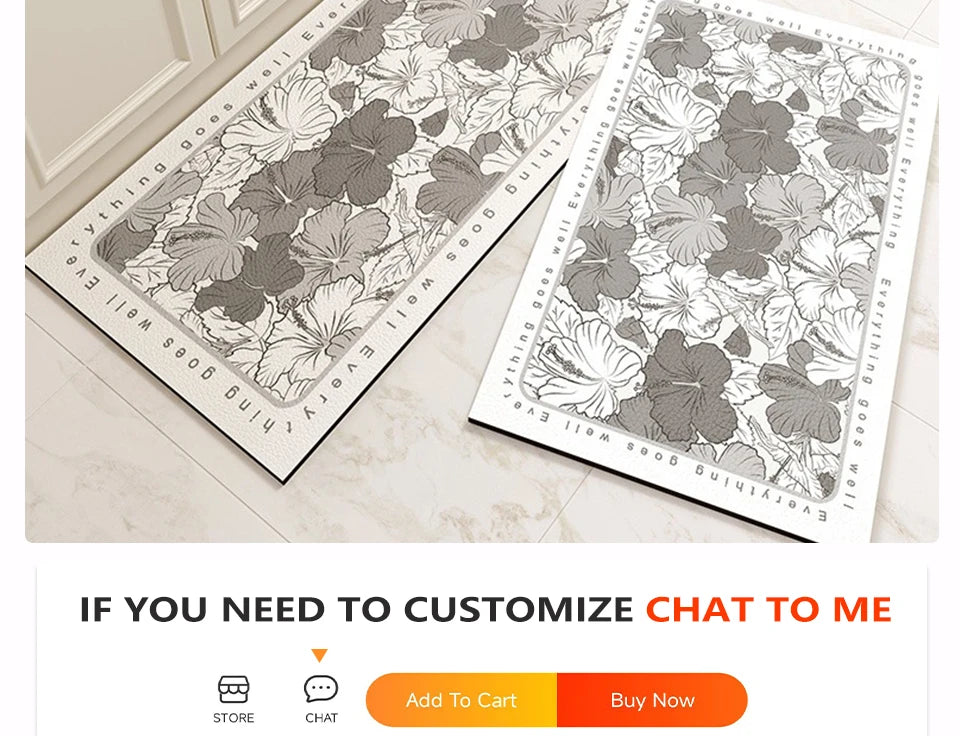 Floor Mat, Waterproof, Non-slip, Long Rug