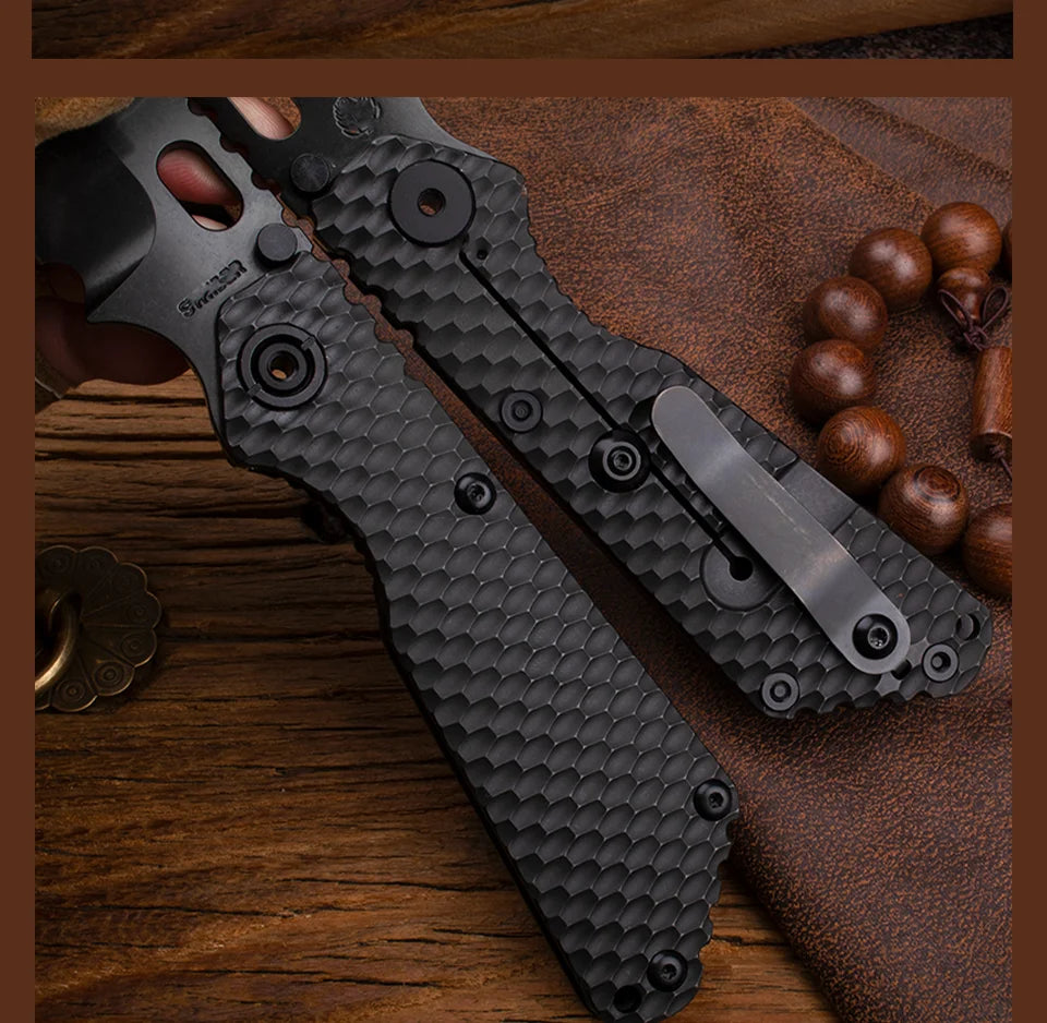 Titanium Handle, Folding Pocket Knife