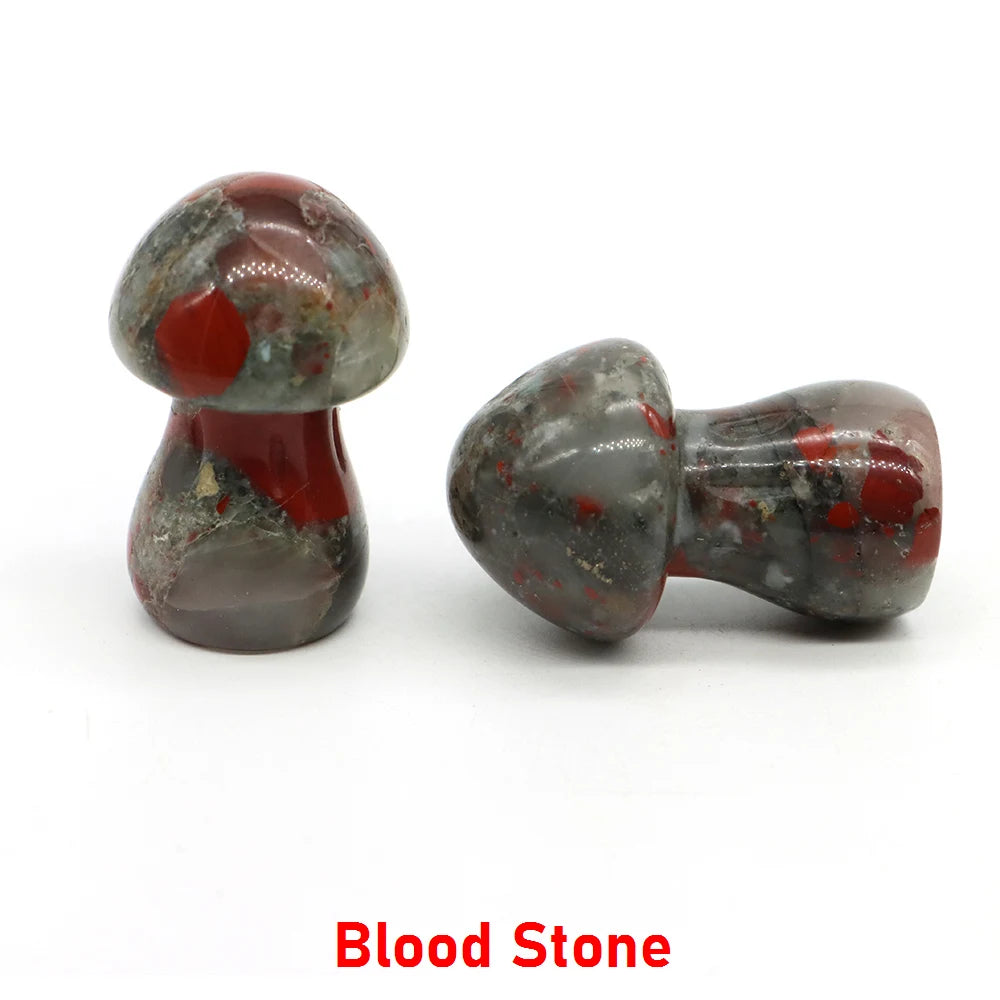 1.5" Crystal Mushroom Mineral Healing Home Decoration