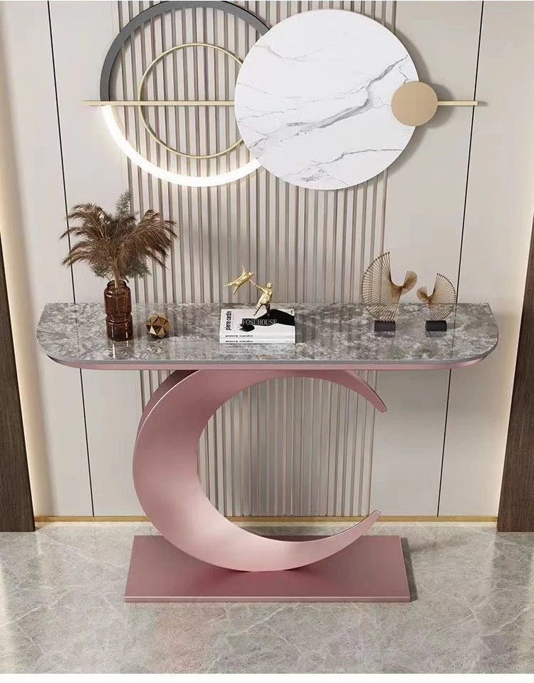 Slate Hallway, Porch Iron Console Table