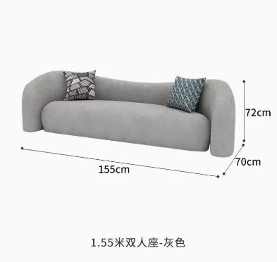 living room Sofas minimalist, Fabric