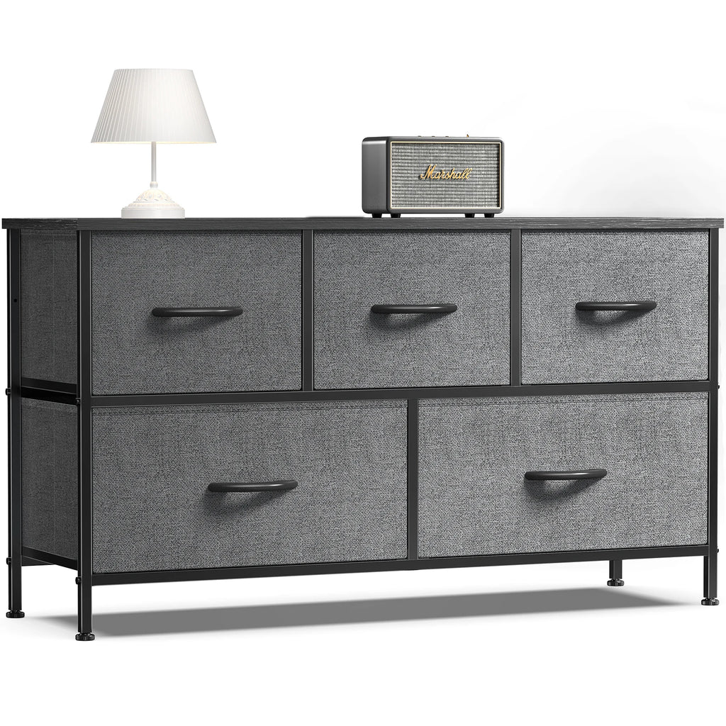 Cabinet With 5 Fabric Drawers, Wardrobe