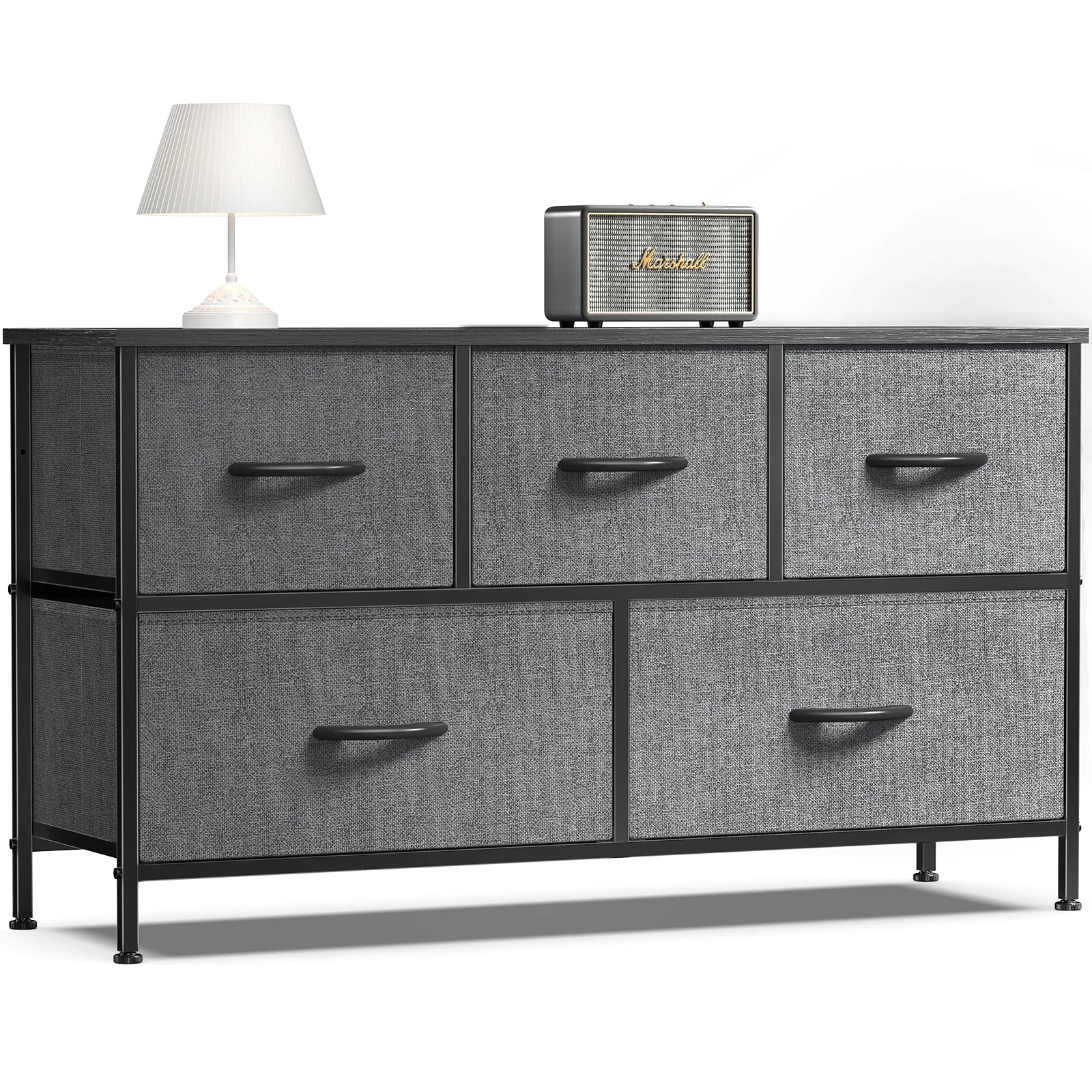 Cabinet With 5 Fabric Drawers, Wardrobe