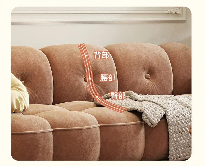 Brown Living Room, Small Apartment, Marshmallow Cloud Sofa