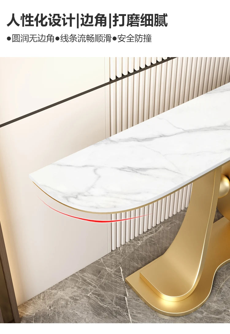 Hallway Lobby Marble Console Table